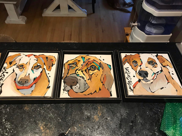 Framed Pet Portraits