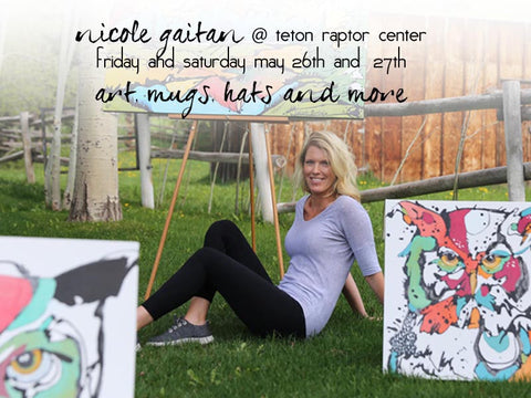 Teton Raptor Center {Donation Based Art Show}