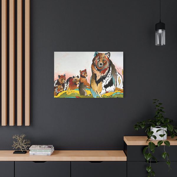 Grizzly Bear 399 Print - Matte Canvas, Stretched, 1.25