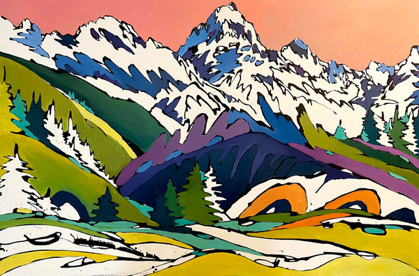 Unfinished Teton Piece